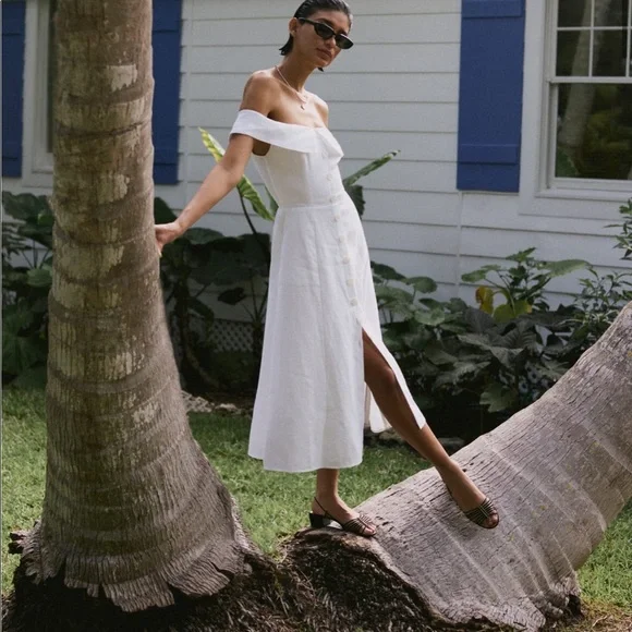 Reformation | Dresses | Nwt Reformation Adriel Linen Dress White | Poshmark Reformation | Dresses | Nwt Reformation Adriel Linen Dress White | Poshmark